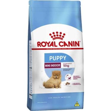 Imagem de Ração Royal Canin Mini Indoor para Cães Filhotes Porte Pequeno 1 Kg