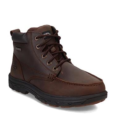 Imagem de Skechers Men's Work Relaxed Fit: Vicksburk Gentain WP Boot, Dark Brown, 9.5