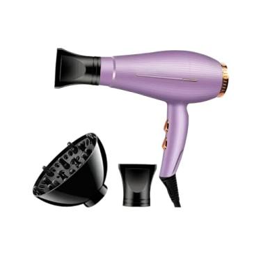 Imagem de Secador de Cabelo Profissional, 3500W, 2 Velocidades, 3 Temperaturas, com Difusor e Bico Concentrador, Cabo 3m, 25x24.5cm