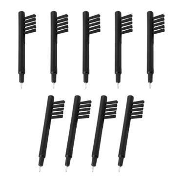 Imagem de 9 Escovas de Limpeza para Aparelhos Auditivos, Fabricadas em Nylon com Laço Cera e Íman para Aparelhos Auditivos Auscultadores e Dispositivos Eletrónicos