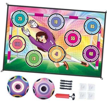 Imagem de menolana Tapete para Jogo de Futebol com Bola, Ideal para Arremesso ao Alvo, Perfeito para Festas, Presentes de Natal e Aniversário para Crianças. Acessórios, Style C