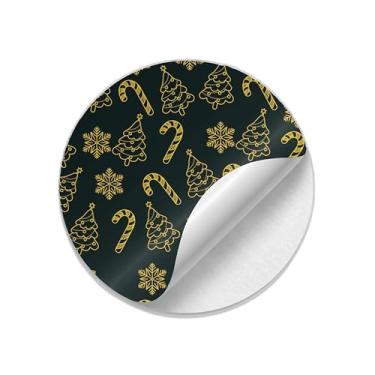 Imagem de Ladrilho Decorativo de Cerâmica Natalino com Estampa de Árvore de Natal e Floco de Neve