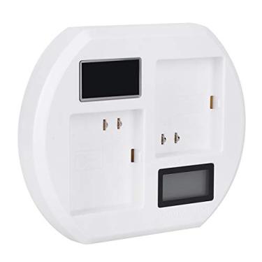 Imagem de GLOGLOW Bateria e Carregador de Câmera para Arlo Pro 2 e Pro, Slot Duplo, Display LCD, Carregamento Rápido, Carregador de Bateria USB SEIVI Branco Nan