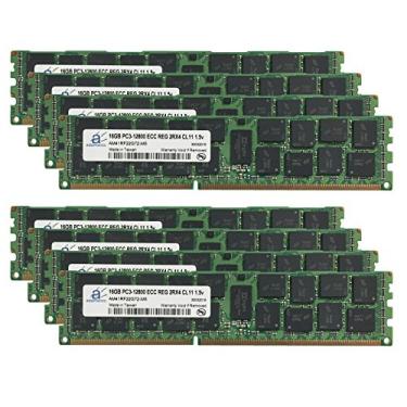 Imagem de Adamanta Atualização de memória de servidor de 128 GB (8 x 16 GB) para HP Proliant DL385p G8 DDR3 1600Mhz PC3-12800 ECC registrado 2Rx4 CL11 1,5v