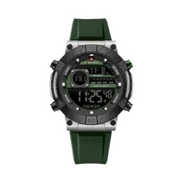 Imagem de Relógio Esportivo Digital Masculino NAVIFORCE À Prova D'água 30m Com P