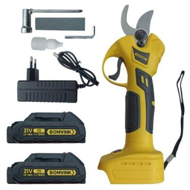 Imagem de Tesoura de Poda a Bateria 21V 02 Baterias 1.5Ah Bivolt BOM-9106 - BOMV