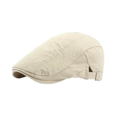 Imagem de Boina Masculina E Feminina Estilo Britânico Cor Sólida Respirável Verã