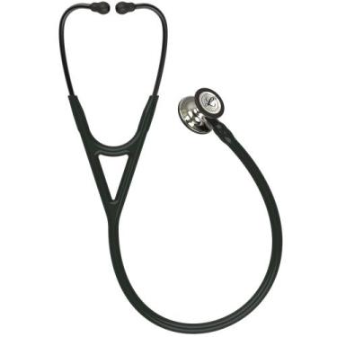 Imagem de Estetoscópio Littmann Cardiology IV - Preto com Champanhe Espelhado e 