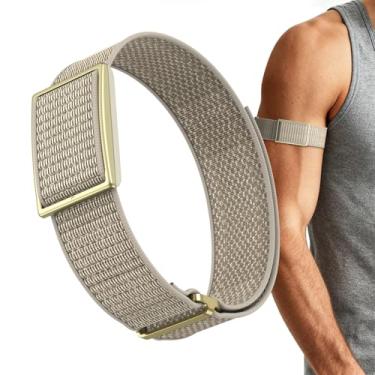 Imagem de Vanet Pulseiras de nylon para bíceps compatíveis com pulseiras de laço polar de substituição, pulseira elástica para braço/tornozelo, respirável, esportiva, ajustável, trançada, com gancho e laço para