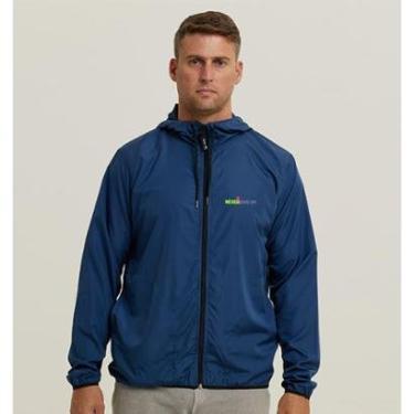 Imagem de Jaqueta Corta Vento Masculina Repelente a Água WSS Brasil Gym Never Give Up-Masculino