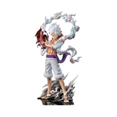 Imagem de Figura De Anime One Piece De 25cm, Luffy Gear 5 Com Nika, Modelo Colec