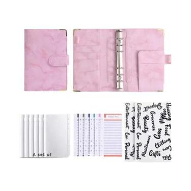 Imagem de Caderno A6 Multicolorido Com Folhas Soltas, Livro De Economias Destacá