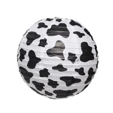 Imagem de Lanterna Redonda Cromus 30cm Fazendinha Sem Luz - Cromus Festas, Único