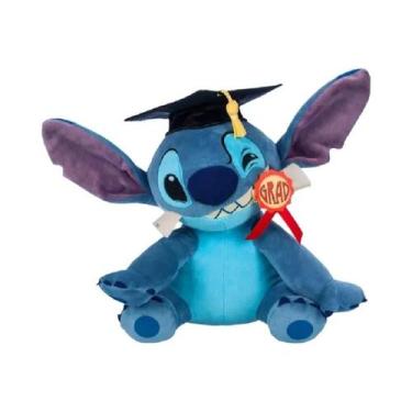 Imagem de Boneco De Pelúcia Stitch De 28cm Com Chapéu, Presente De Natal Para Cr