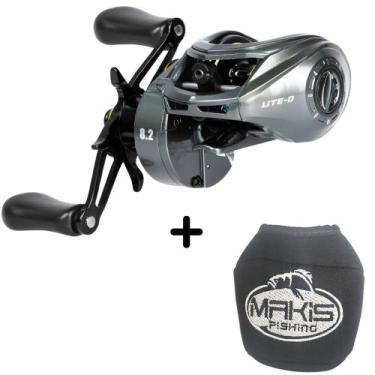 Imagem de Carretilha Kawana Lite 11 Rolamentos Drag 7kg + Capa de Proteção Makis