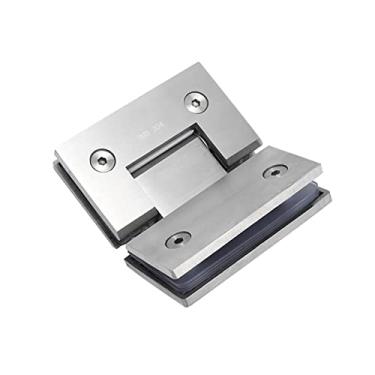 Imagem de Dobradiças 304 portas de vidro de aço inoxidável dobradiça 135 graus barco náutico acessórios caixa de chuveiro de vidro dobradiça carga 45 kg