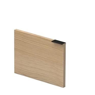 Imagem de Estante de madeira maciça de carvalho branco, armário de parede de armazenamento de madeira (cor: carvalho, tamanho: A3 adicionar 39,5 x 28 x 120 cm) (porta cereja B 37,2 x 27,2 cm)