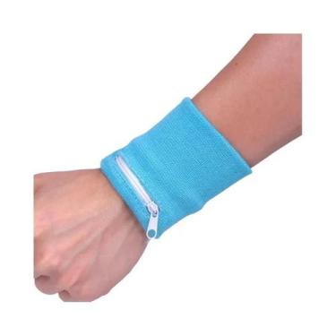 Imagem de Braçadeira Esportiva Para Corrida Com Bolso Com Zíper Para Armazenamen