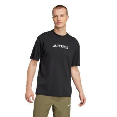 Imagem de Camiseta Adidas Terrex Com Logotipo Clássico Masculina-Masculino