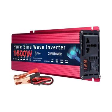 Imagem de Inversor De Onda Senoidal Pura 1600W 3000W 12V 220V 24V 110V Portátil 