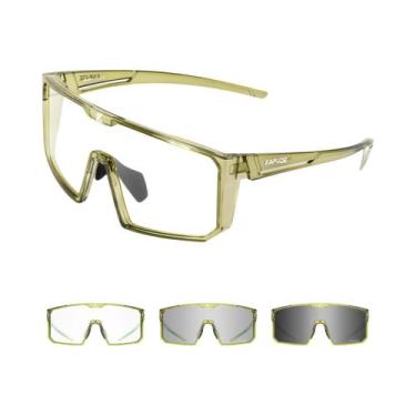 Imagem de Óculos De Sol Fotocromáticos UV400 Para Ciclismo Masculino E Feminino 