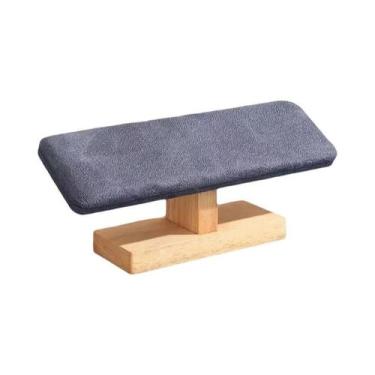 Imagem de Suporte Expositor De Joias Em Formato T De Madeira Para Pulseiras, Rel