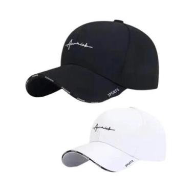 Imagem de Boné De Beisebol Feminino Coreano Com Bordado De Letras, Chapéu De Sol