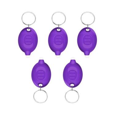 Imagem de Lanterna Mini LED Super Brilhante Com Chaveiro, Pacote Com 5, 12 Lumen