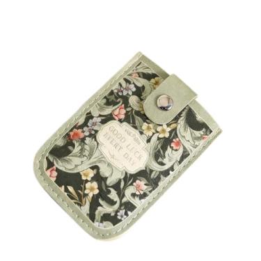 Imagem de Carteira com porta-cartões removível para mulheres e homens – fina, leve para identidade e organizador de cartão de crédito., Cor 2, Fresco e doce