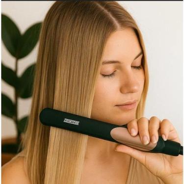 Imagem de Chapinha Cabelo Profissional Cerâmica Antifrizz Ondulação Alisadora Es