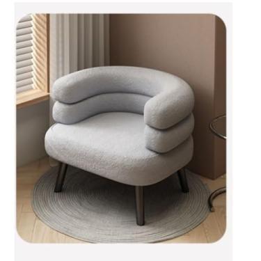 Imagem de Cadeira de sofá - Poltrona confortável, sofá preguiçoso, cadeira de maquiagem de lazer, perfeita para sala de estar, quarto e varanda, com almofadas macias para o máximo relaxamento