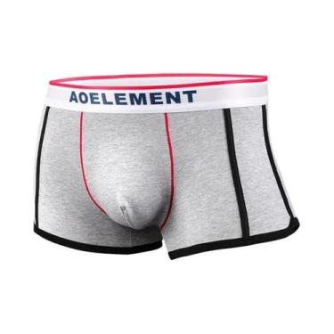 Imagem de Cuecas Boxer Masculinas De Algodão Respirável, Moda, Marca De Roupa Ín