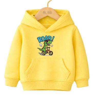 Imagem de Moletom Canguru Infantil Estampa Roar Dino 1013 Escola Creche Volta ás