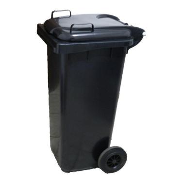 Imagem de Conteiner Lixeira Plastico 120 Litros Com Rodas De 200mm