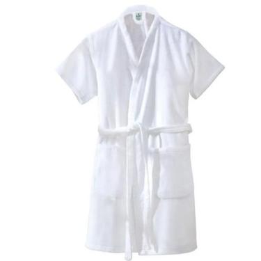 Imagem de Roupão Adulto Tamanho G Fiore Liso Dohler, Branco