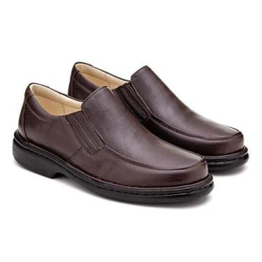 Imagem de Sapato Social Masculino Slip On Couro Conforto Casual Macio - Franca B