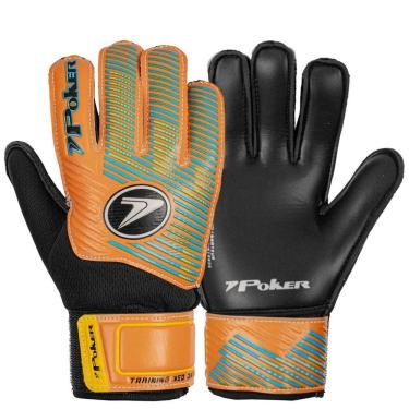 Imagem de Luva de Goleiro Juvenil Unissex Futebol de Campo Training Neo Jr Super Grip Poker 01093