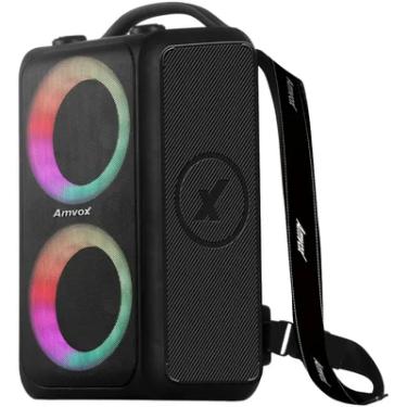 Imagem de Caixa Som Bluetooth Portátil Amplificada 600w Rms Bateria Potente Amvox Aca 600 Bagvox