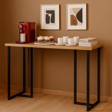 Imagem de Aparador Barzinho Cantinho do Café Estilo Industrial Mali 120cm Decora