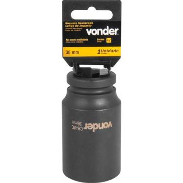 Imagem de Soquete Sextavado Impacto Longo 3-4" 36mm Aço Cromo Vonder