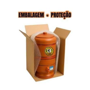 Imagem de Filtro de Barro São Domingos 6 Litros  Acompanha 1 Vela Tradicional - 