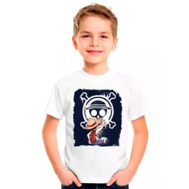 Imagem de Camiseta Desenho ONE PIECES Moda Infantil Roupa Criança 01 - DESIGN CA