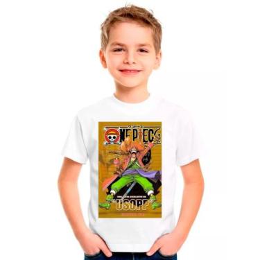 Imagem de Camiseta Desenho ONE PIECES Moda Infantil Roupa Criança 01 - DESIGN CA