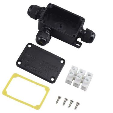 Imagem de Caixa De Conexão Elétrica À Prova d'Água IP66 Com 3 Vias E Terminal Pa