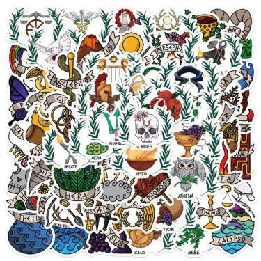 Imagem de Adesivos Hades Athenas Zeus Greeks Mythologys 55 unidades - yiweisai