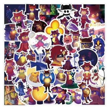 Imagem de Adesivos Oneshots, vinil impermeável, anime, 60 unidades/lote - yiweis