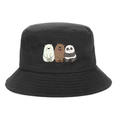 Imagem de Chapéu de sol de anime Bucket Hat We Bare Bears para adultos - yiweisa