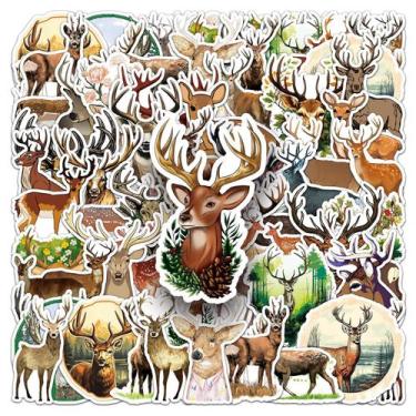 Imagem de Adesivos Deers Animals Vinil Impermeável Anime 50 unidades/lote - yiwe