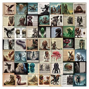 Imagem de Adesivos de vinil impermeável Cthulhus Mythos Anime 54 unidades/lote -