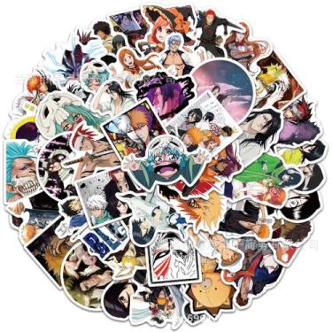 Imagem de Pacote de adesivos Bleachs Anime, 50 unidades de adesivos decorativos 